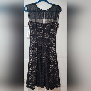 Dressbarn Black Lace A Line Dress New Unworn US Size 10